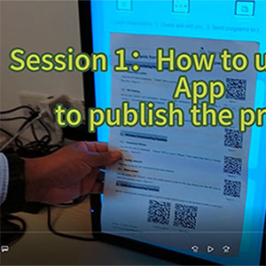 Session 1: How to publish advertising programs via LedArt App